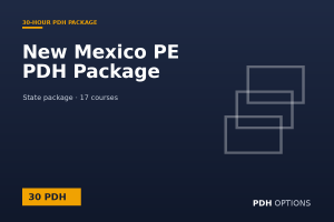New Mexico PE PDH Package (30 PDH) — PDH Options state package cover