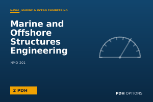 Marine and Offshore Structures Engineering — PDH Options course cover