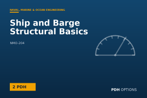 Ship and Barge Structural Basics — PDH Options course cover