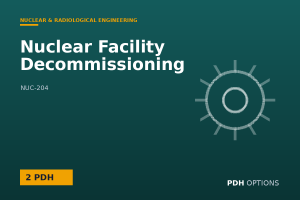 Nuclear Facility Decommissioning — PDH Options course cover