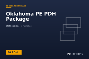 Oklahoma PE PDH Package (30 PDH) — PDH Options state package cover