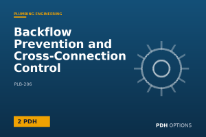 Backflow Prevention and Cross-Connection Control — PDH Options course cover