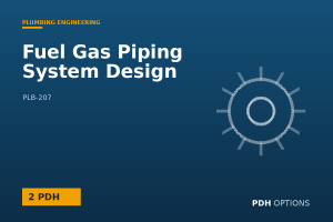 Fuel Gas Piping System Design — PDH Options course cover
