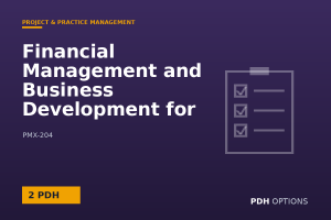 Financial Management and Business Development for Design Firms — PDH Options course cover