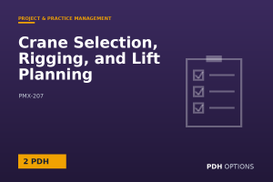 Crane Selection, Rigging, and Lift Planning — PDH Options course cover