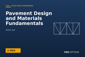 Pavement Design and Materials Fundamentals — PDH Options course cover