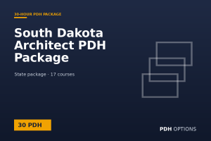 South Dakota Architect PDH Package (30 PDH) — PDH Options state package cover