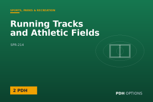 Running Tracks and Athletic Fields — PDH Options course cover
