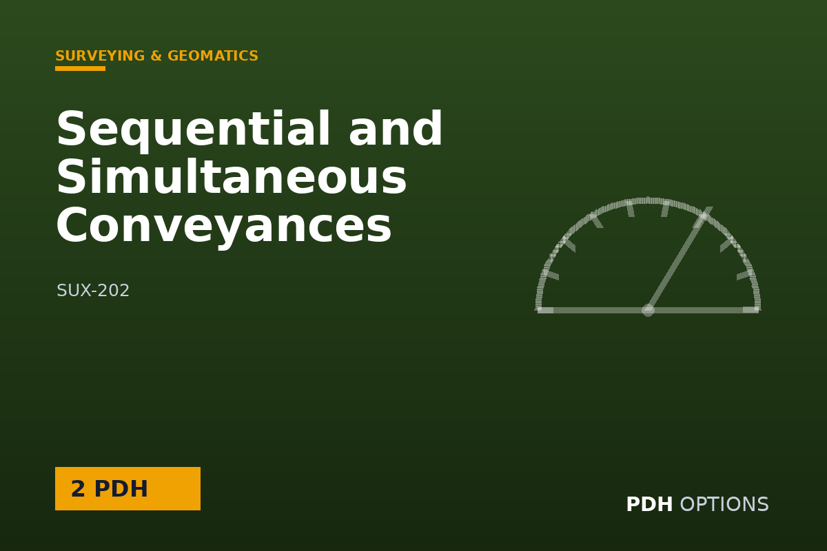 Sequential and Simultaneous Conveyances — PDH Options course cover