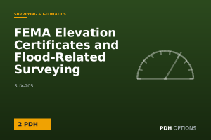 FEMA Elevation Certificates and Flood-Related Surveying — PDH Options course cover